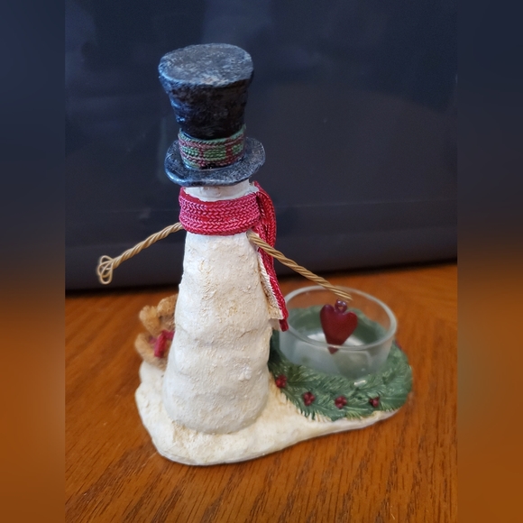 Yankee Candle Holiday Snowman Yankee Candle Holder Poshmark